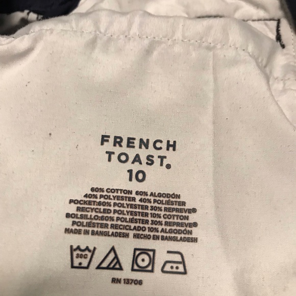 Gently used French Toast shorts- Bundle of 3 shorts Navy- 2 Khaki- 1 - Picture 3 of 6